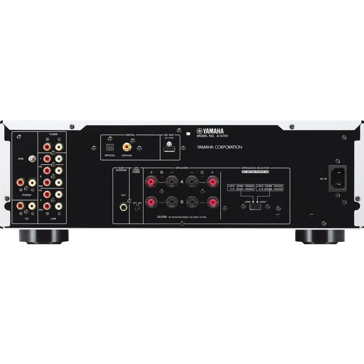 Yamaha A-S701 Verstärker, 2-Kanal, 200 W Leistung 2