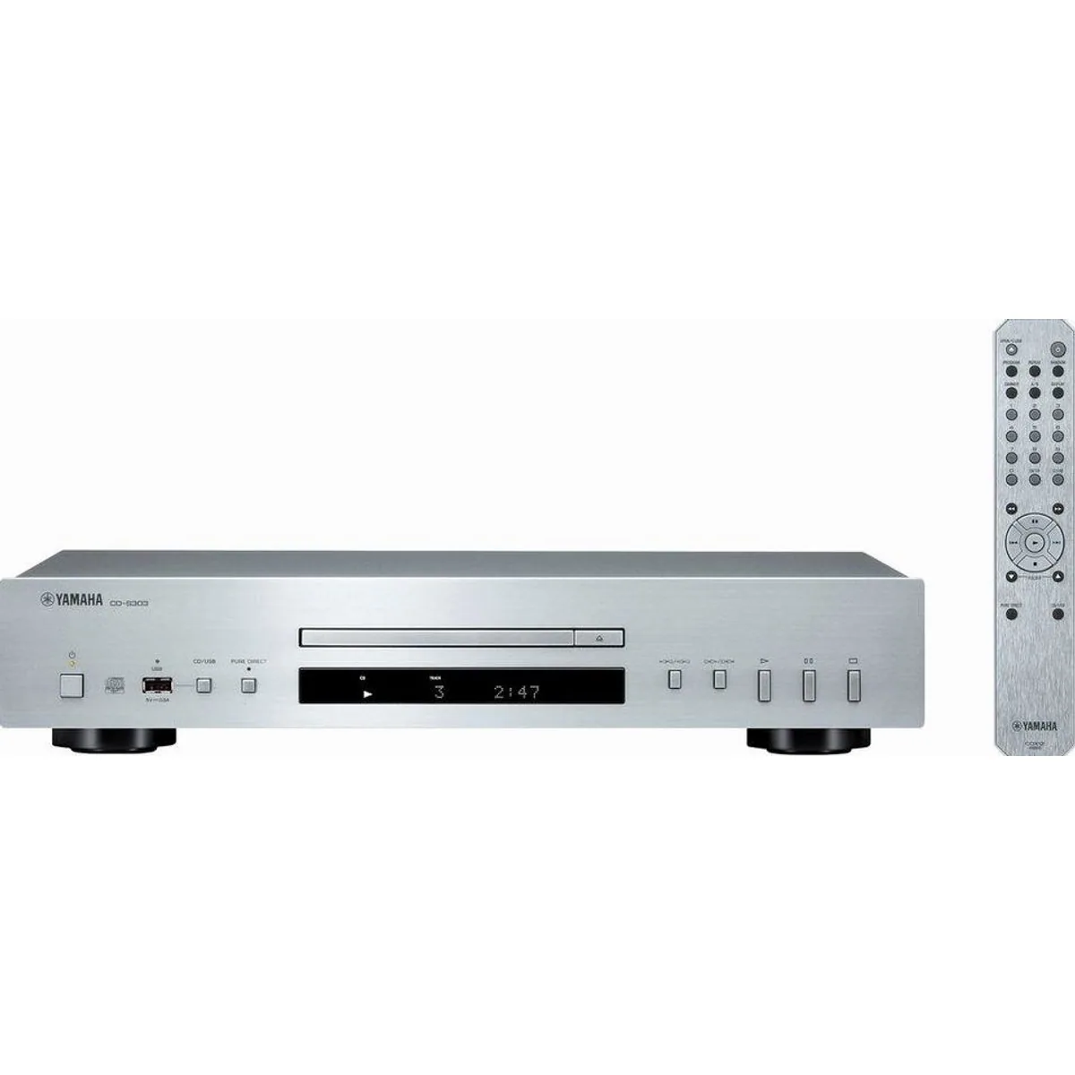 Yamaha CD-S303 CD-Player, USB-Anschluss, Pure Direct, digitale Servotechnologie