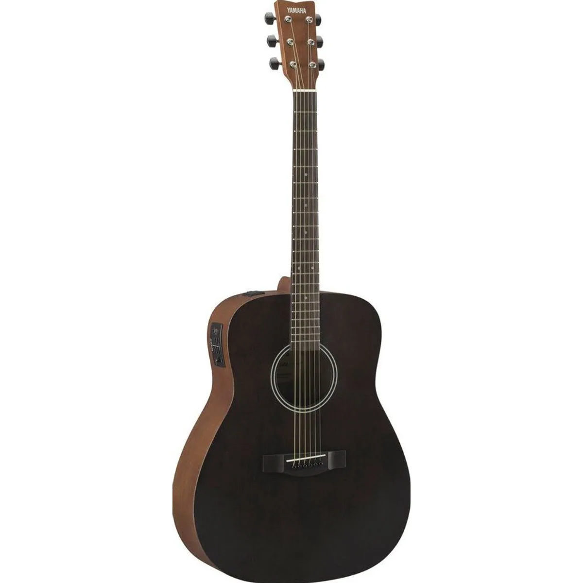 Yamaha FX400 Smoky Black Westerngitarre, Dreadnought, integrierter Tonabnehmer 2
