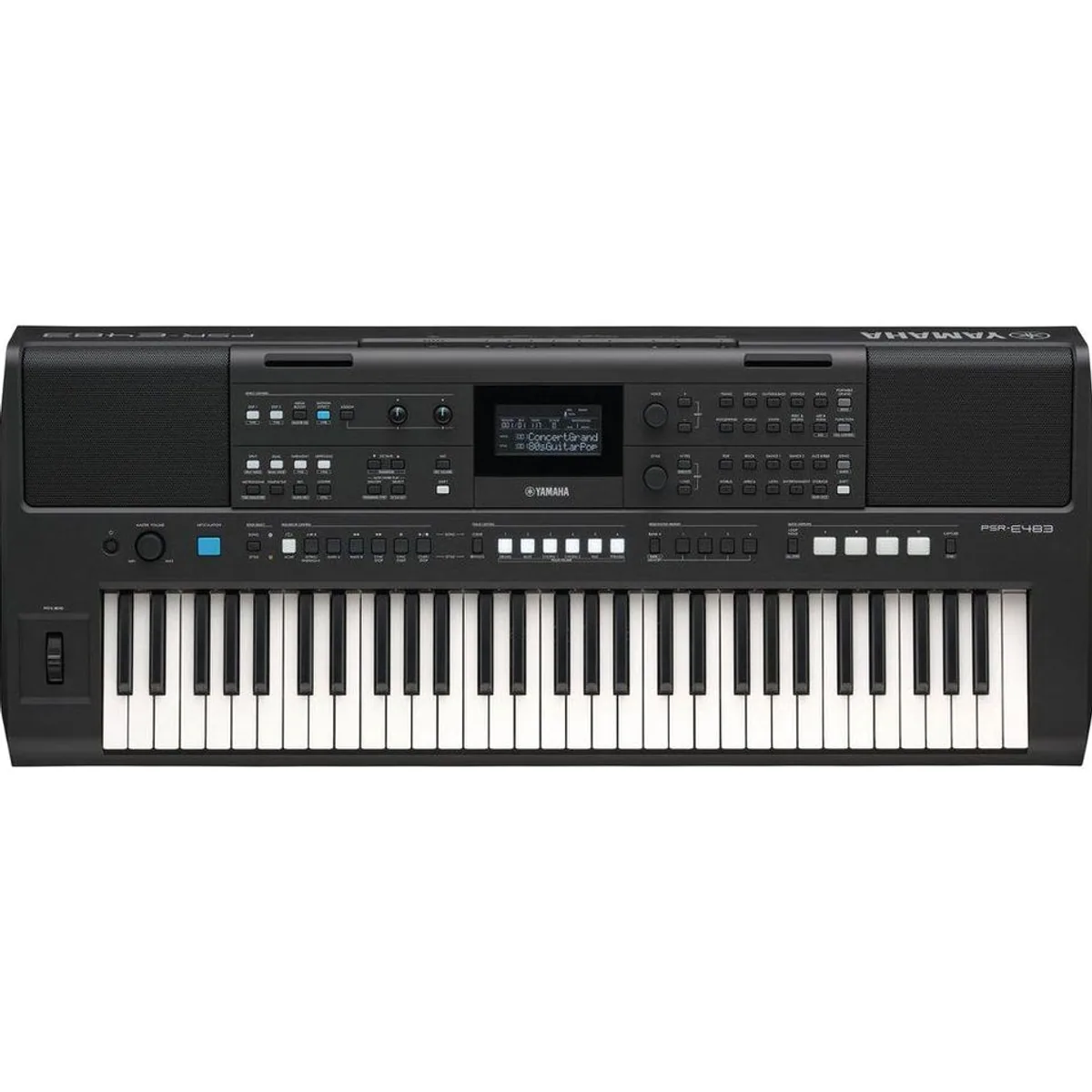 Yamaha PSR-E483 Keyboard, vielseitig, leistungsstark, mit Mikrofoneingang