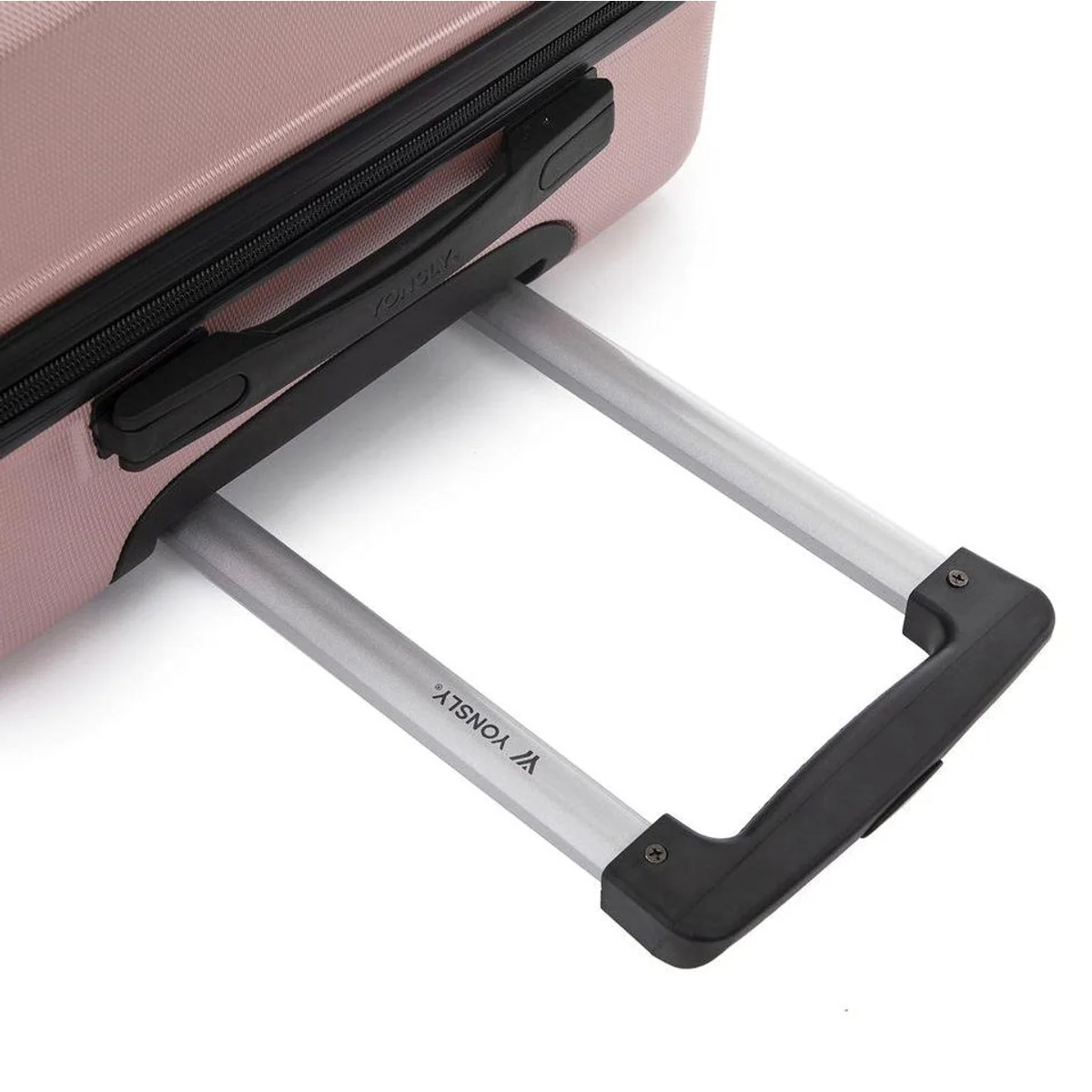 YONSLY Trolleyset Koffer Set 4-tlg, robust, leicht, mit 360° Rollen 4