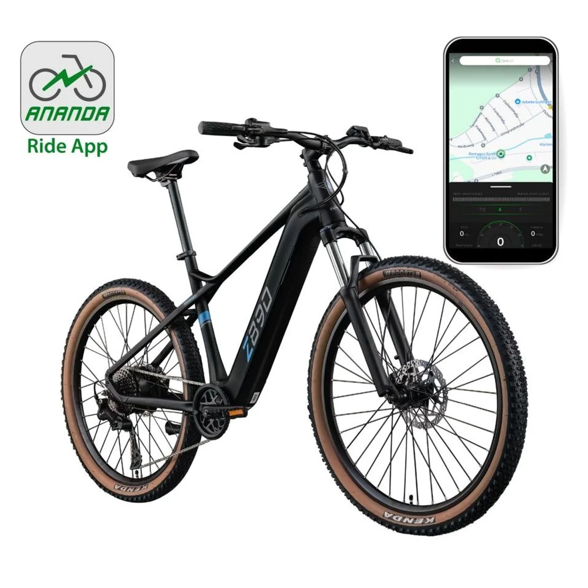 Zündapp Z890 E-Bike Mountainbike, 10 Gang Shimano, 550 Wh Akku, App-Steuerung 2