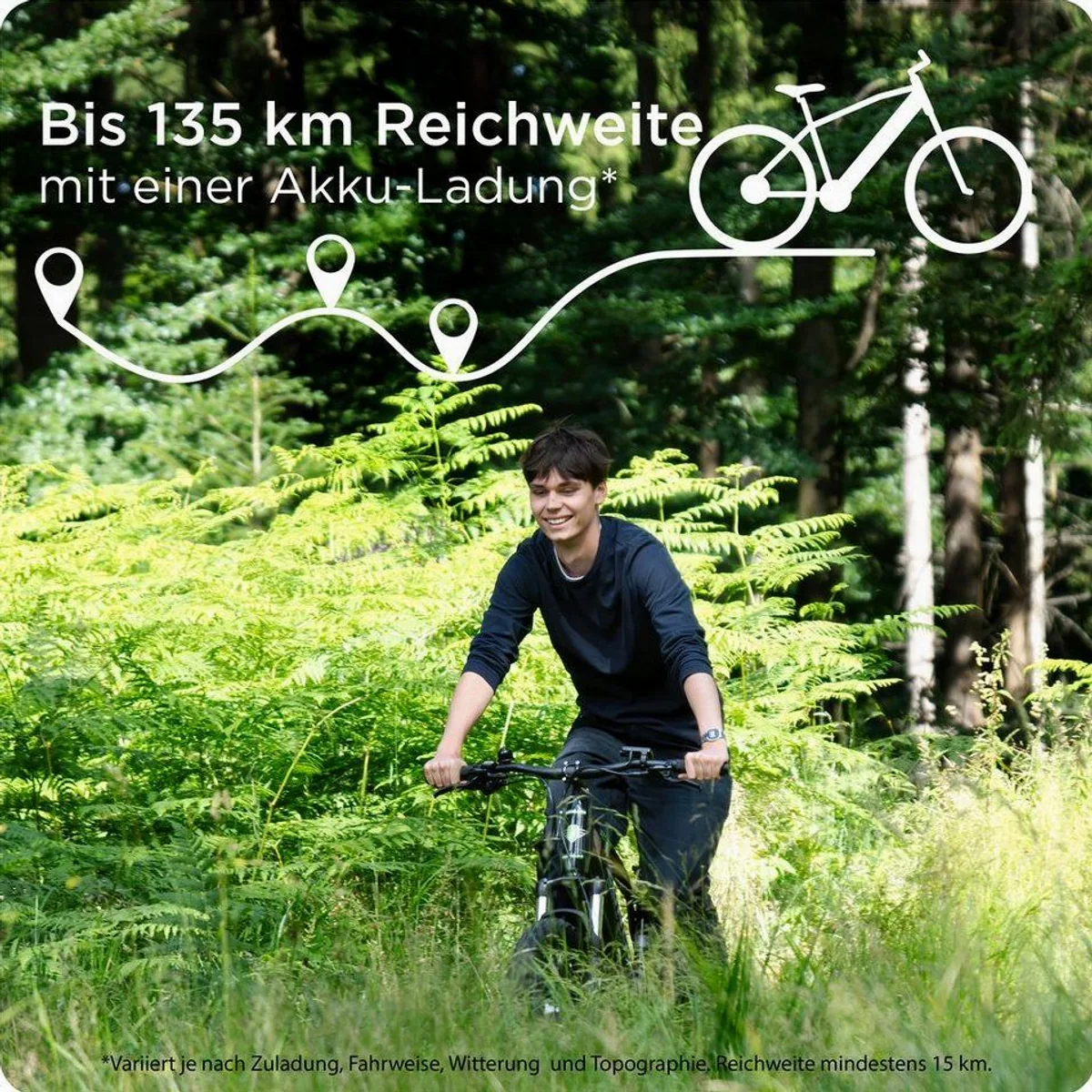 Zündapp Z890 E-Bike Mountainbike, 10 Gang Shimano, 550 Wh Akku, App-Steuerung 3
