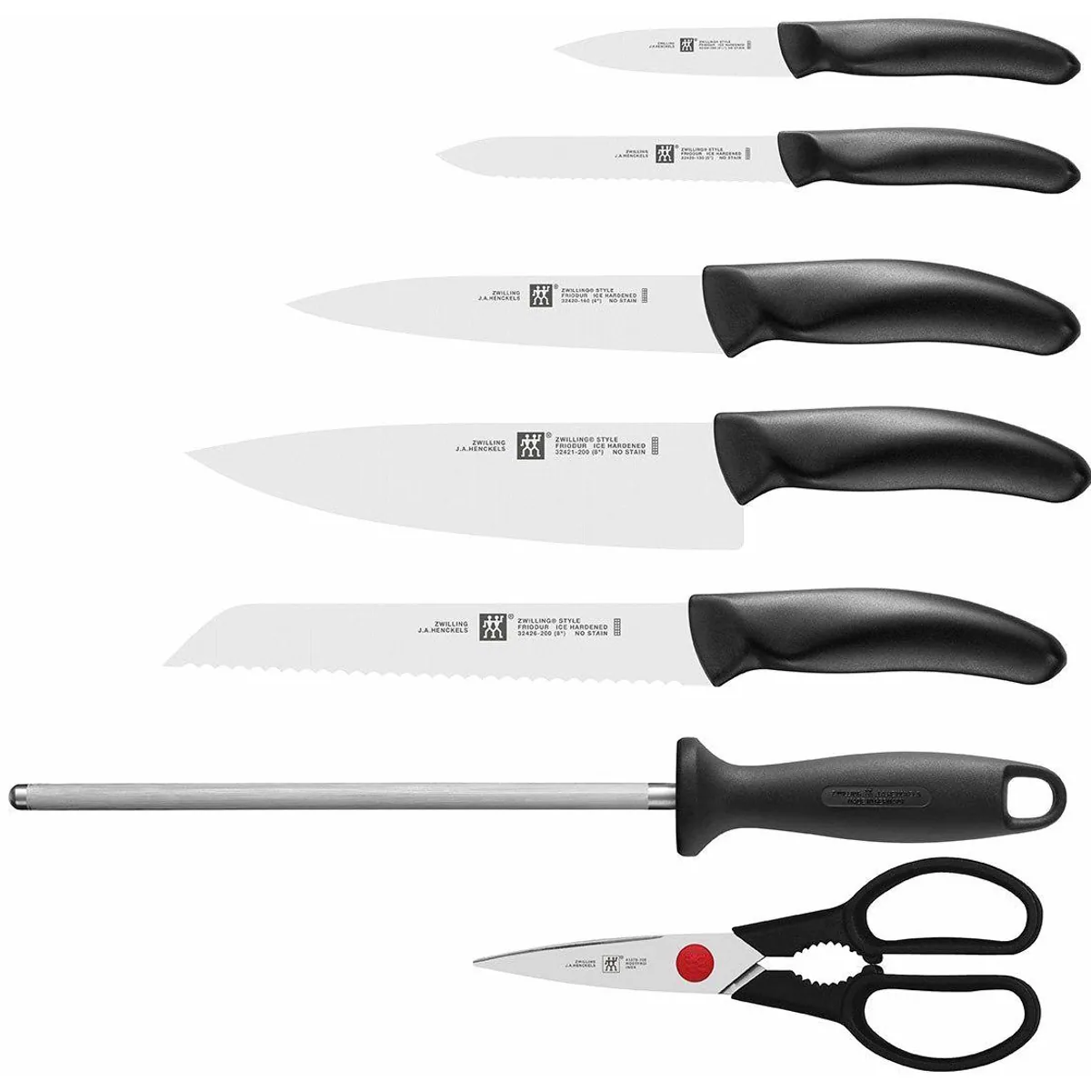 Zwilling Messerblock STYLE, 8-teilig, ergonomische Griffe, elegantes Design 3