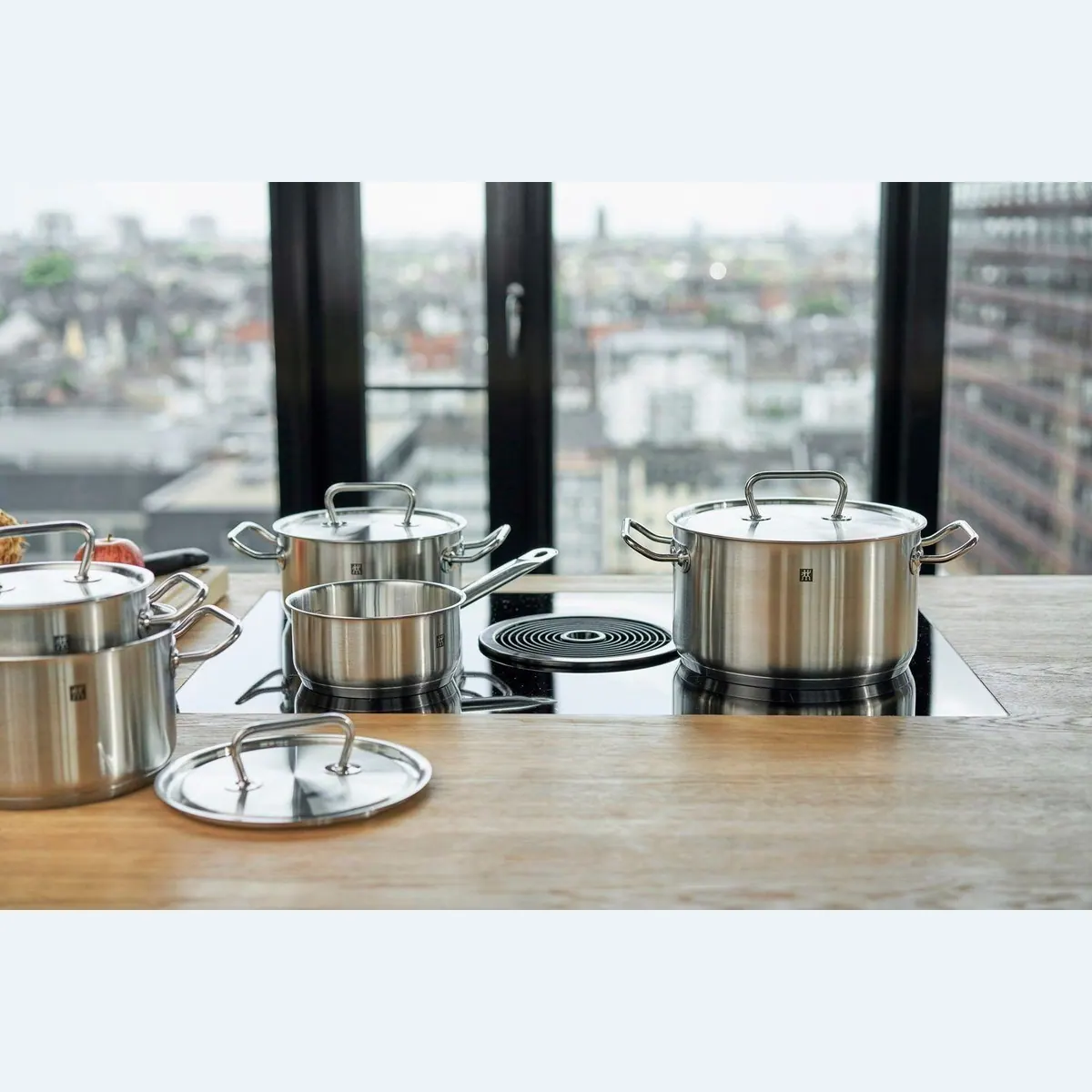 Zwilling TWIN CLASSIC Topf-Set, 5-teilig, Edelstahl 18/10, spülmaschinengeeignet 3