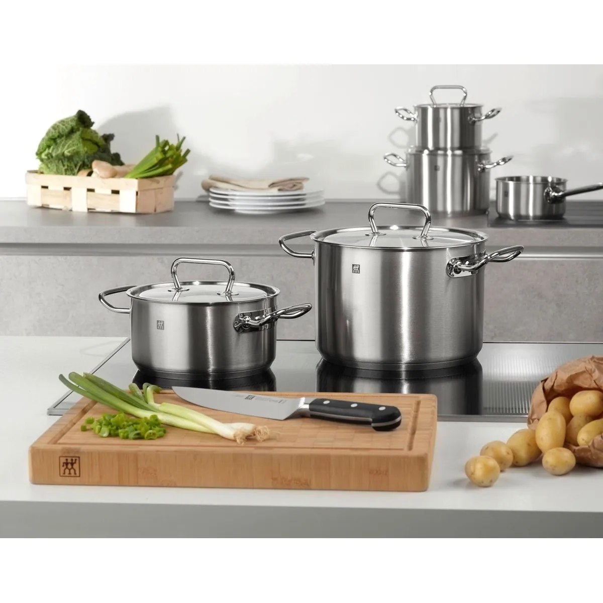 Zwilling TWIN CLASSIC Topf-Set, 5-teilig, Edelstahl 18/10, spülmaschinengeeignet 4