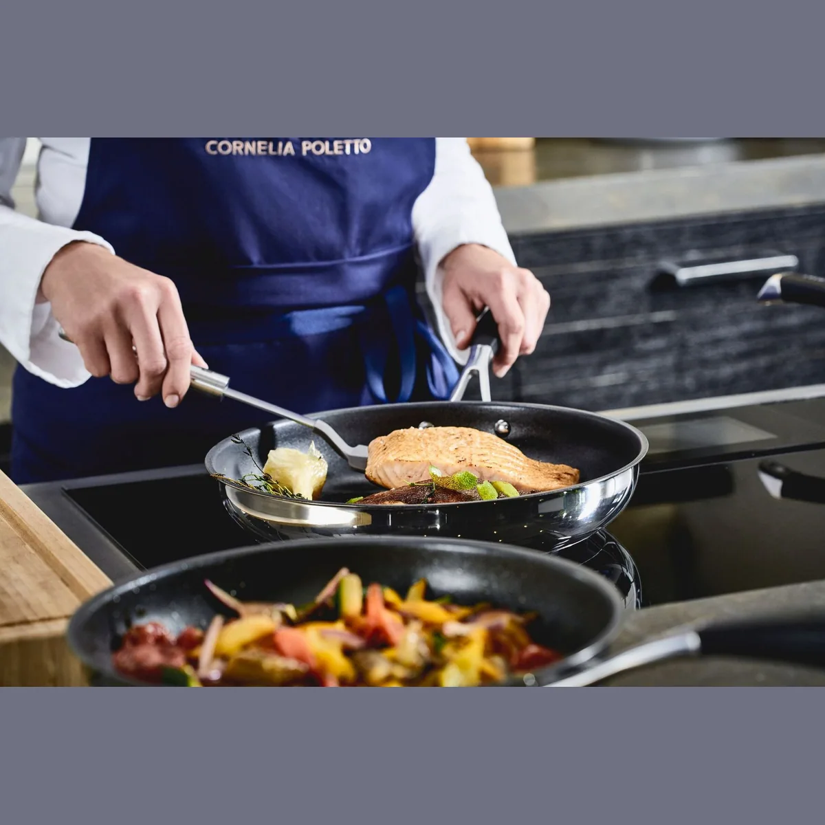 Zwilling Poletto Bratpfanne, Edelstahl, Duraslide Diamond Beschichtung, Induktion 2