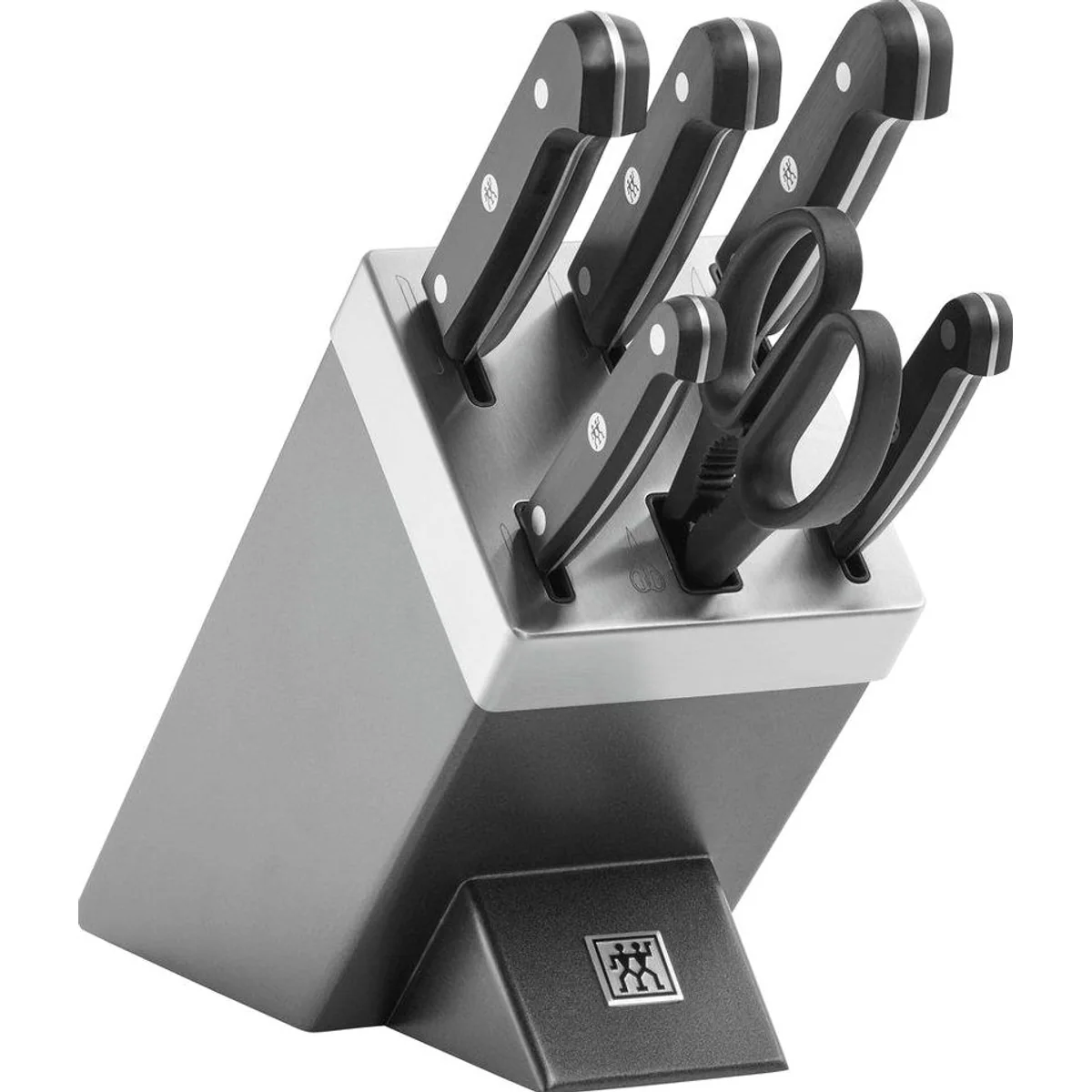 Zwilling Messerblock Gourmet, 7-teilig, selbstschärfend und platzsparend