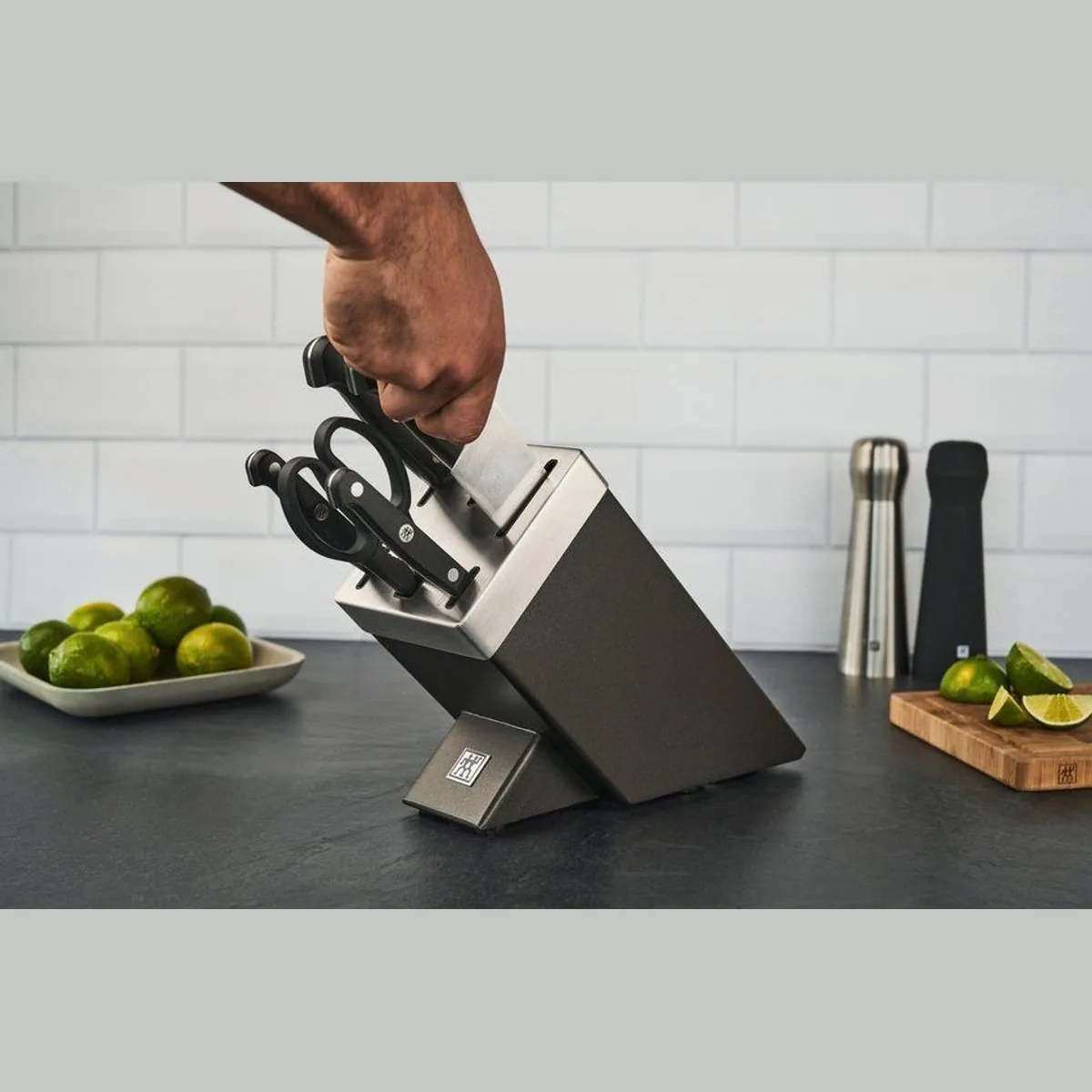 Zwilling Messerblock Gourmet, 7-teilig, selbstschärfend und platzsparend 2