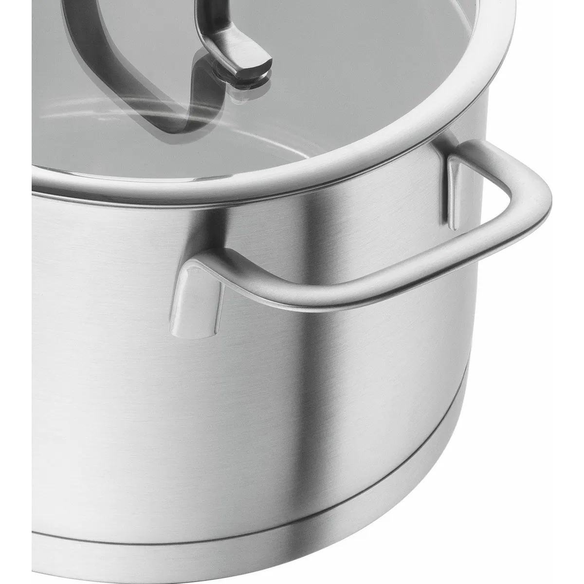Zwilling TrueFlow Topf-Set, 4-teilig, Edelstahl, integrierte Siebfunktion, Induktion 2