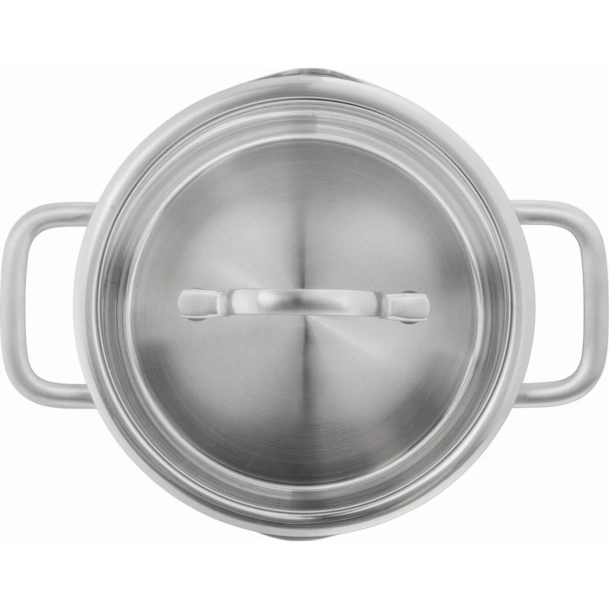 Zwilling TrueFlow Topf-Set, 4-teilig, Edelstahl, integrierte Siebfunktion, Induktion 5