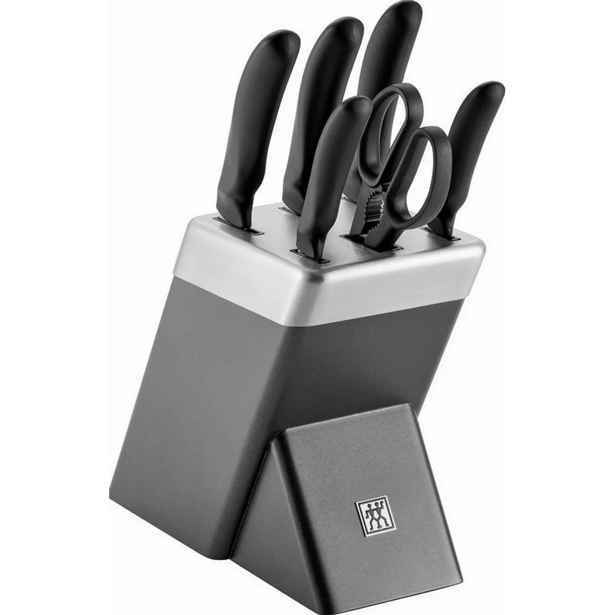 Zwilling Messerblock STYLE (7tlg), selbstschärfend, FRIODUR Klingen, ergonomische Griffe