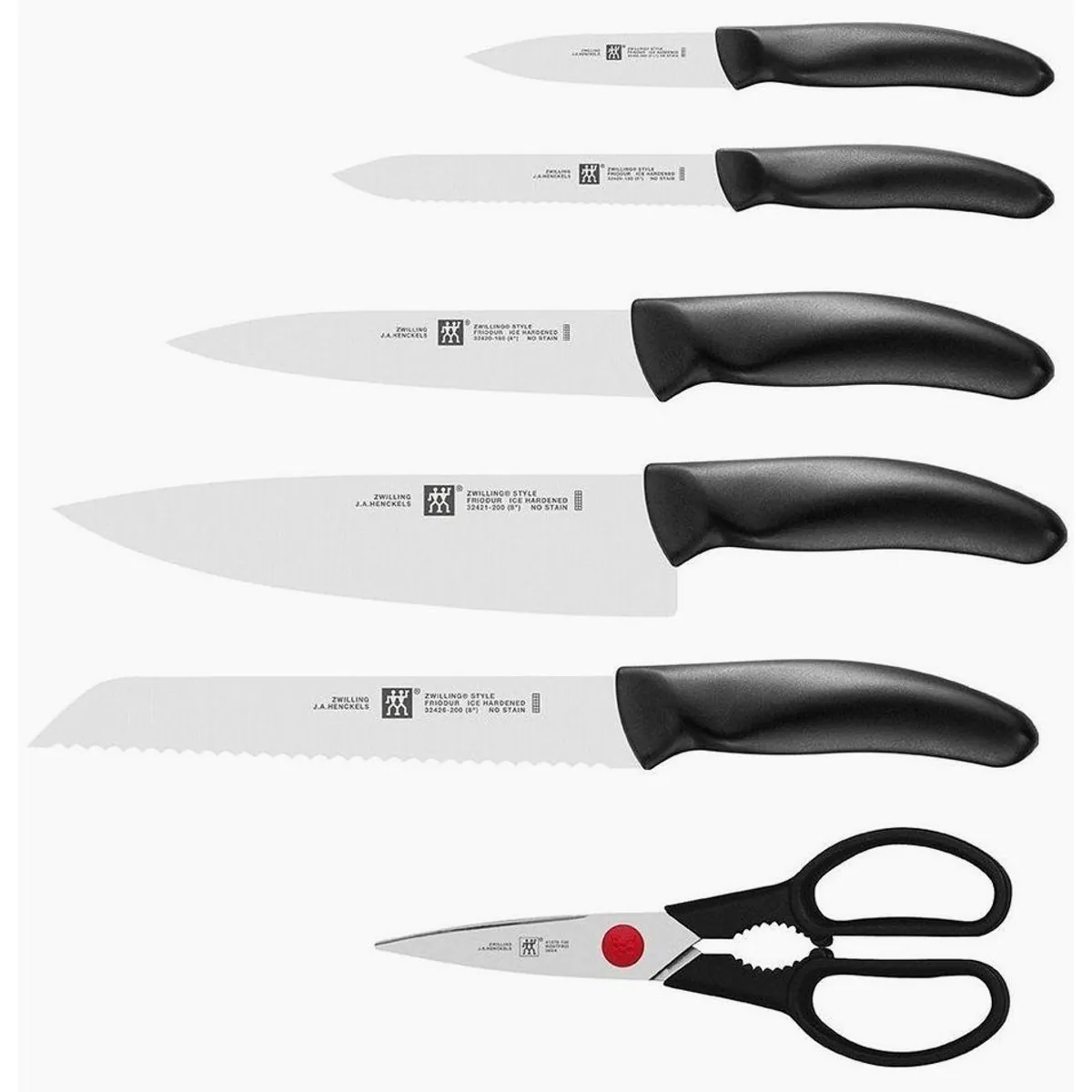 Zwilling Messerblock STYLE (7tlg), selbstschärfend, FRIODUR Klingen, ergonomische Griffe 3
