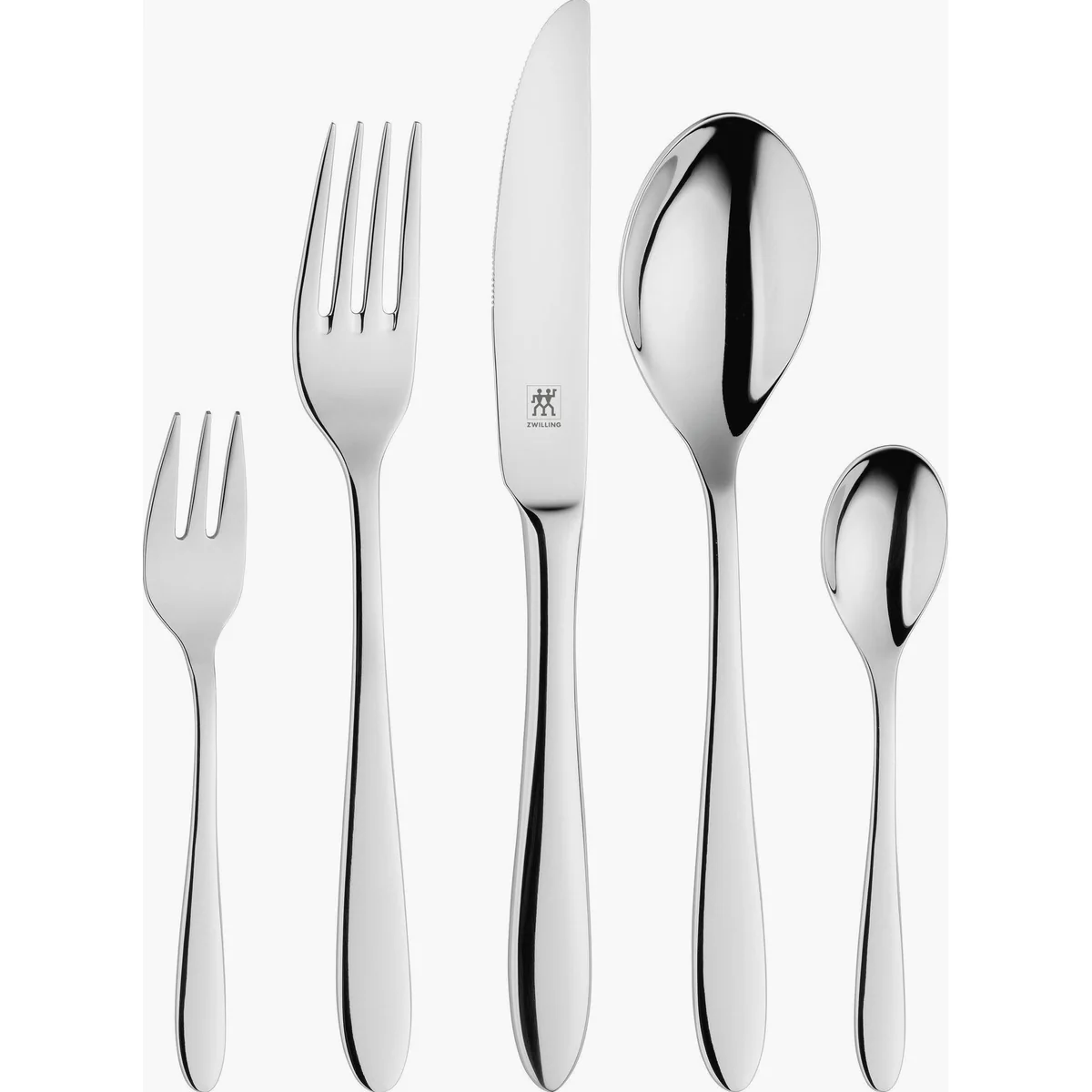 ZWILLING Besteck-Set STYLE, 60-tlg. für 12 Personen, rostfreier Edelstahl 18/10