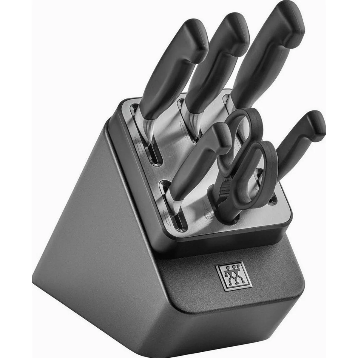 Zwilling VIER STERNE Messerblock, selbstschärfend, 7-teilig, Made in Germany