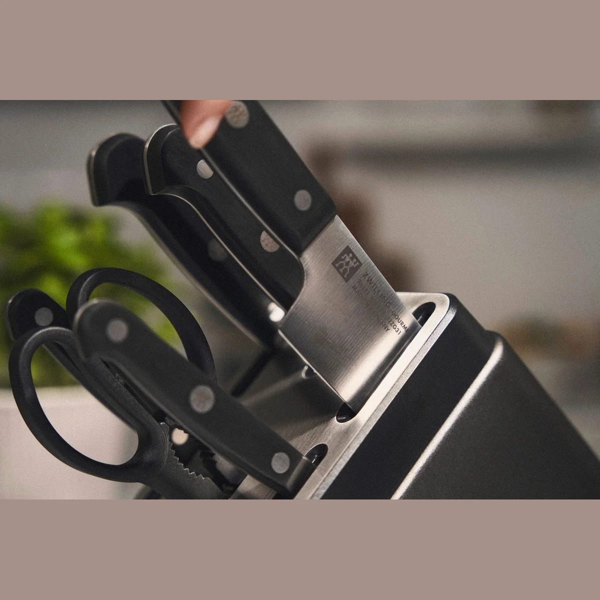 Zwilling Gourmet Messerblock, selbstschärfend, 7-teilig, Made in Germany 5